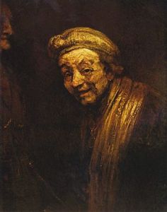 Rembrandt - Self Portrait as Zeuxis, c. 1662