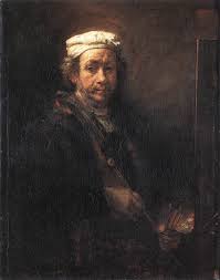 Rembrandt - Self Portrait at the Easel, 1660