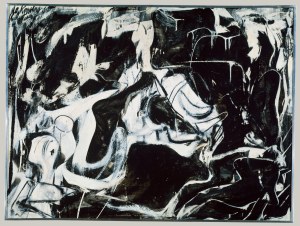 Willem de Kooning, Black Untitled (1948)