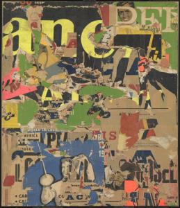 Mimmo Rotella, With a Smile (1962)